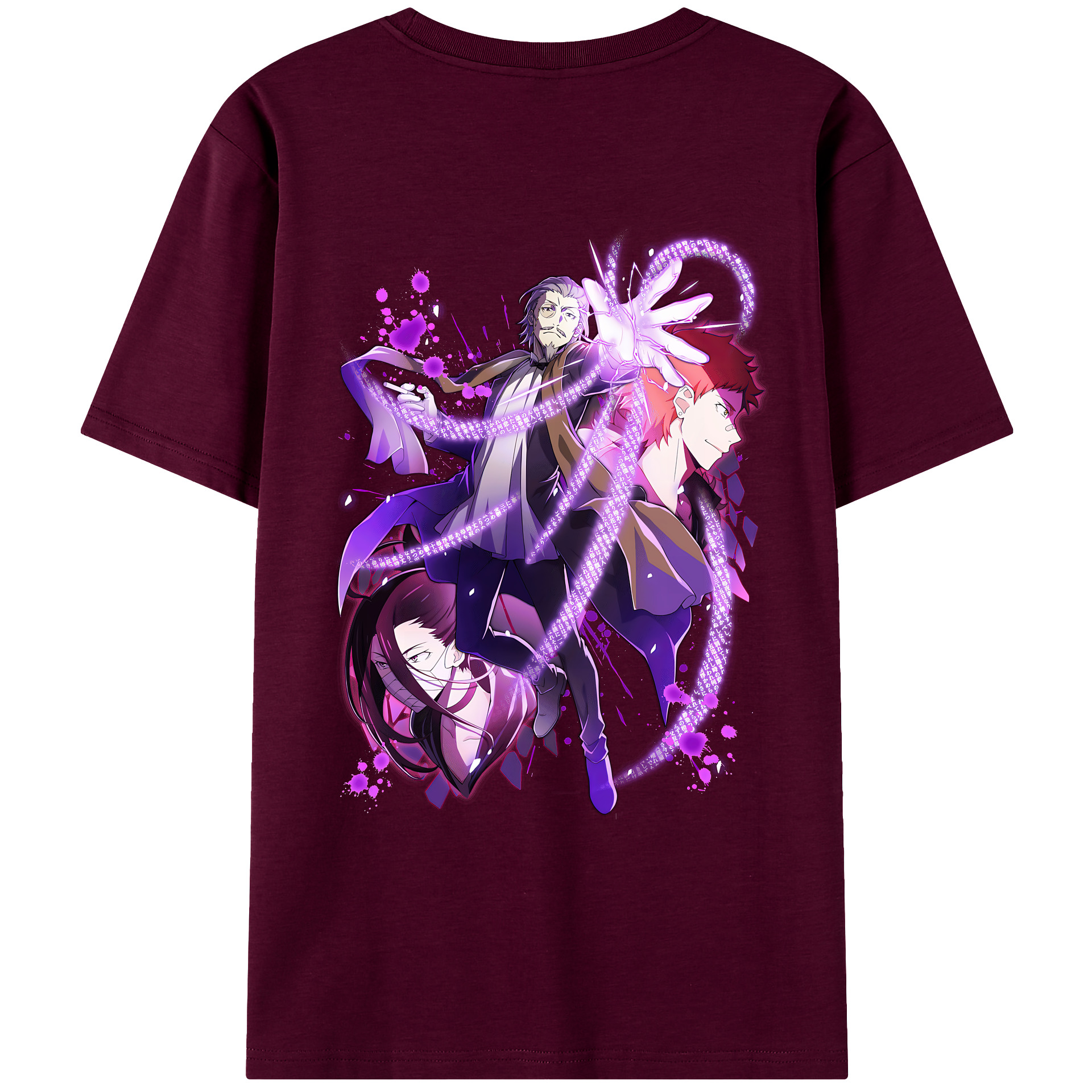 （画像用） 文豪ストレイドッグス Bungo Stray Dogs レディース半袖Tシャツ(バックプリント)